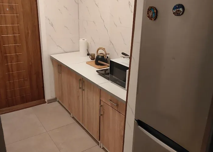 Cale Mieszkanie 2 Pokojowe,super Lokalizacja ,w Wiezowcu Z Pieknym Widokiem,2 Duze Lozka,i 1 Jednonosobowe * צ'סטוצ'ובה